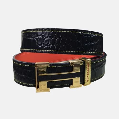 Hermes 2019 Mens Business Signature Logo Leather B… - 1