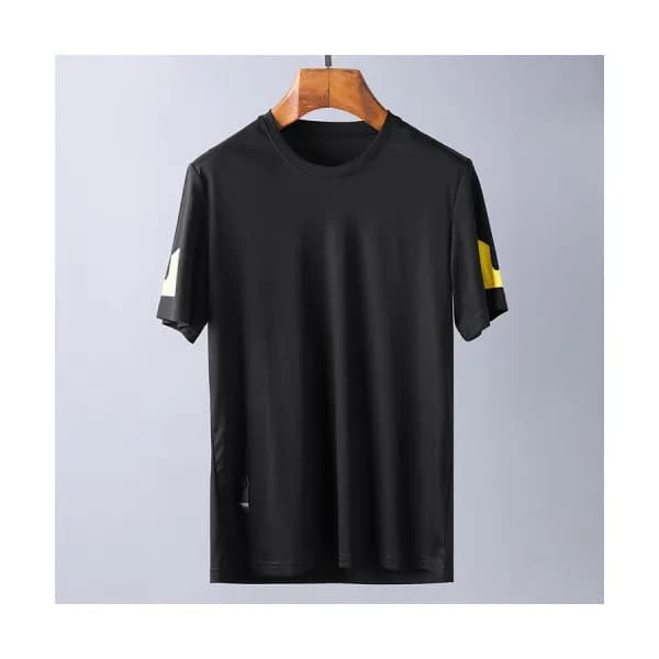 Fendi 2019 Mens Monster Eyes Cotton Short Sleeved … - 1