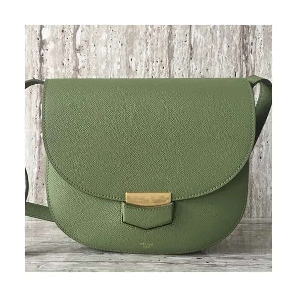 Celine Leather Trotteur Large Shoulder Bag,23CM - … - 1