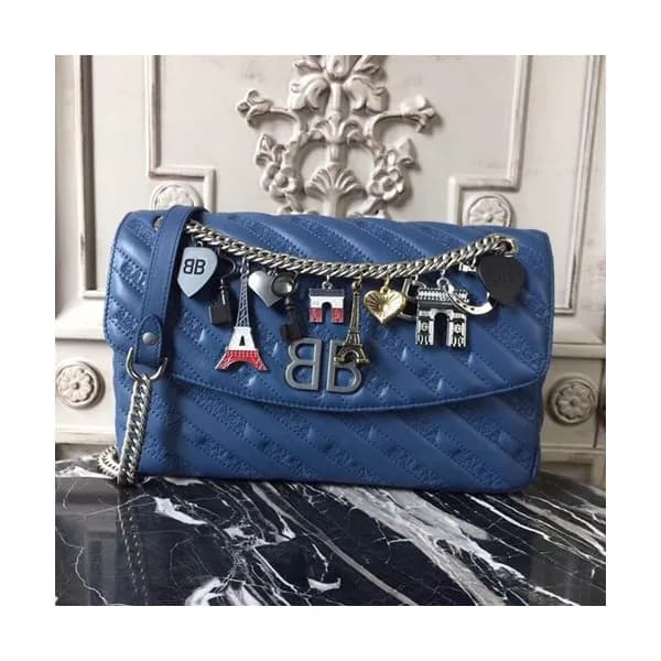 [매장판]Balenciaga 2019 Lock Round Leather Chain Shou… - 1
