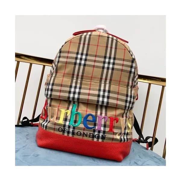 Burberry 2019 Canvas & Leather Back Pack , 40cm - … - 1