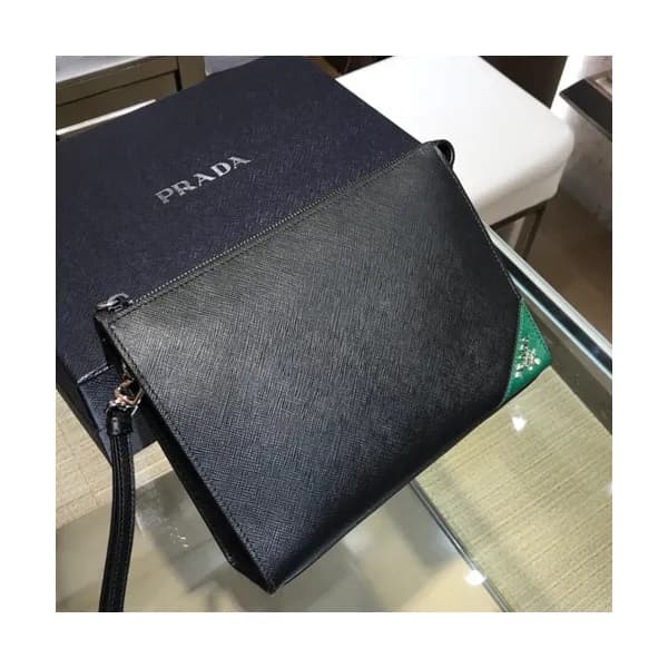 Prada 2019 Saffiano Mens Clutch Bag ,24CM - 프라다 20… - 1