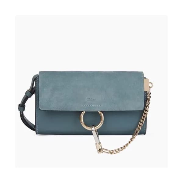 Chole 2019 Faye Leather Shoulder Bag, 24cm - 끌로에 … - 1