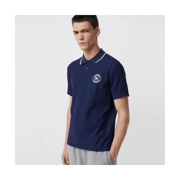 Burberry 2019 Mens Business Polo Short Sleeved Tsh… - 1