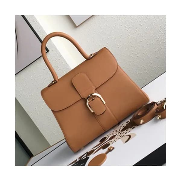 Delvaux 2019 Leather Tote Shoulder Bag,28 CM - 델보 … - 1
