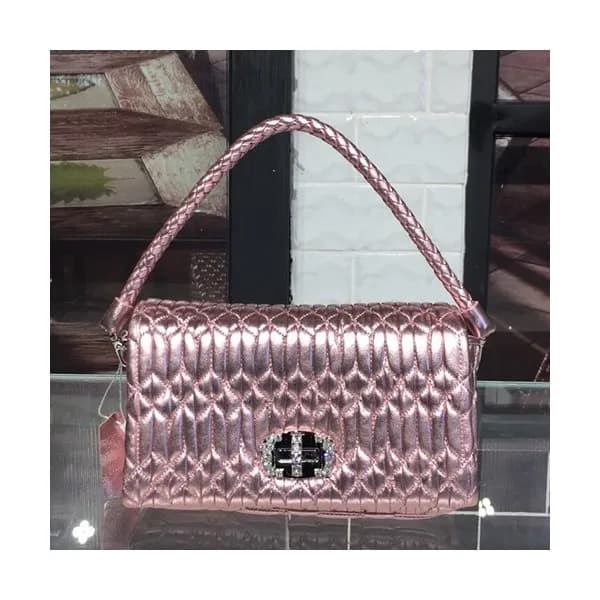 MiuMiu 2019 Matelasse Crystal Tote Shoulder Cross … - 1