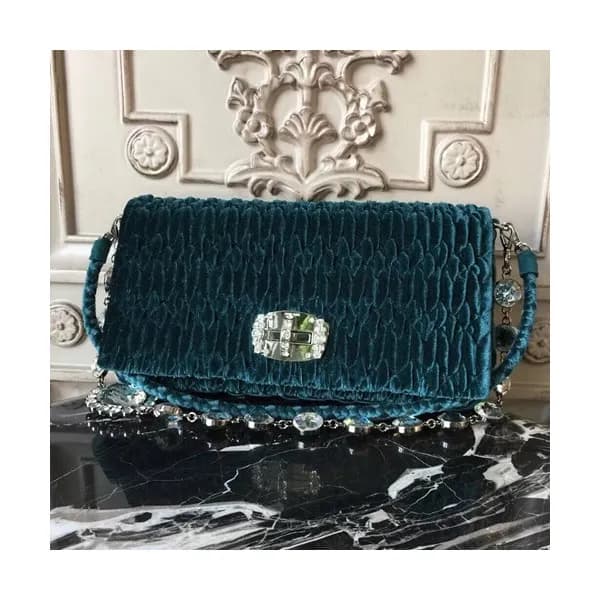 MiuMiu 2019 Matelasse Crystal Tote Shoulder Cross … - 1