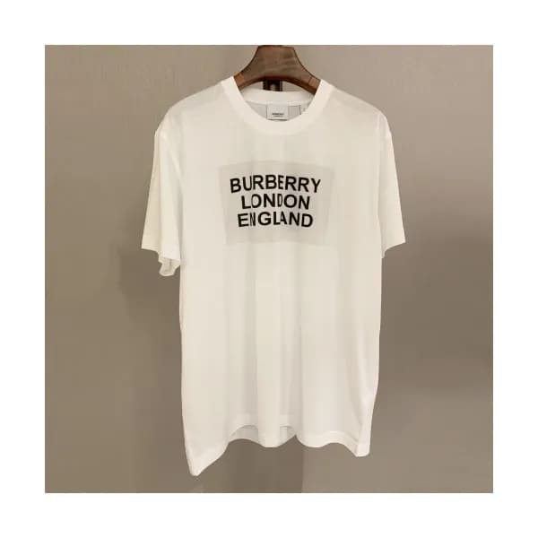 [매장판]Burberry 2019 Mm/Wm Logo Cotton Short Sleeved… - 1