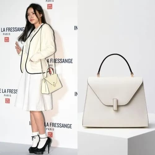 Valextra 2019 Epsom Leather Tote Shoulder Bag,18/2… - 1