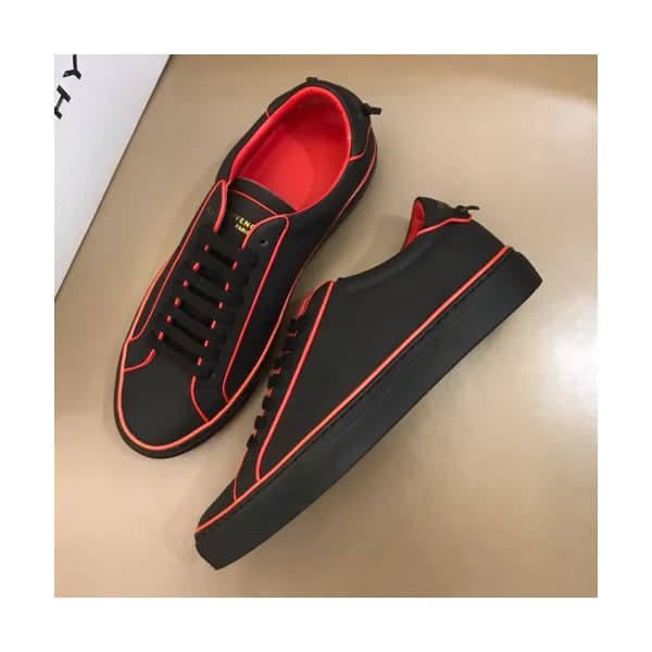 Givenchy 2019 Mens Logo Leather Sneakers - 지방시 남성 … - 1
