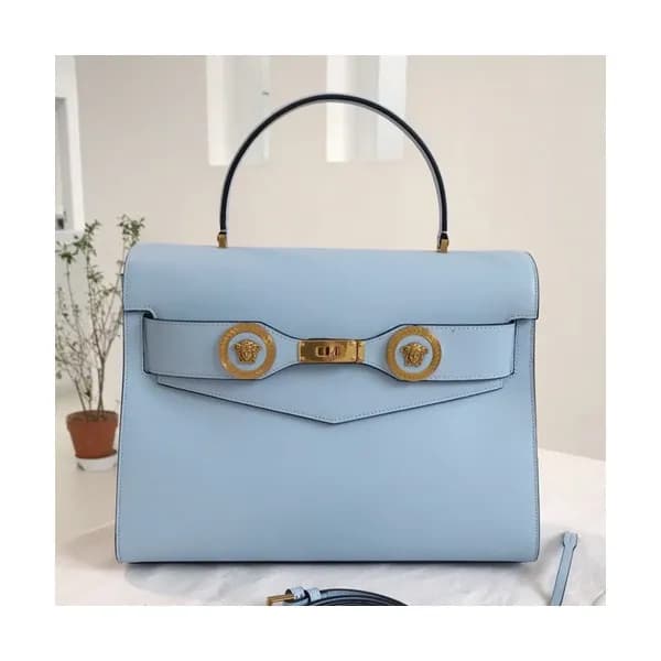 Versace 2019 Women Leather Tote Shoulder Bag,32CM … - 1