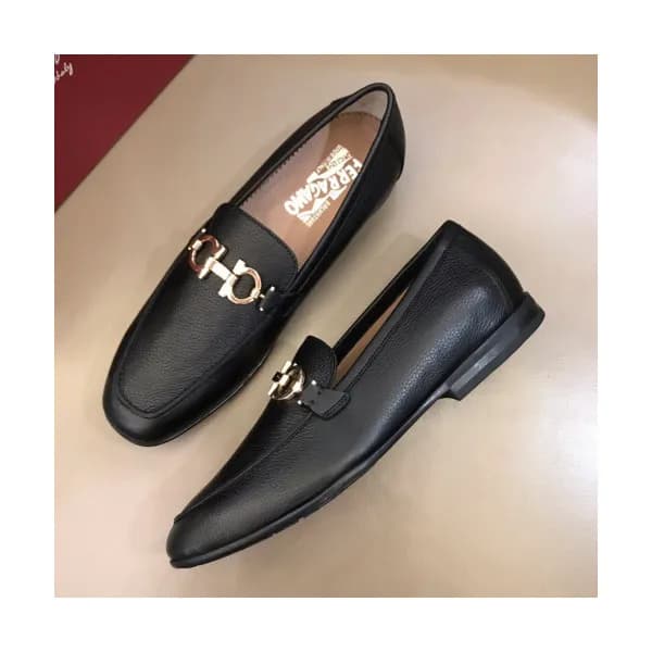 Ferragamo 2018 Mens Gancio Leather Loafer - 페라가모 남… - 1