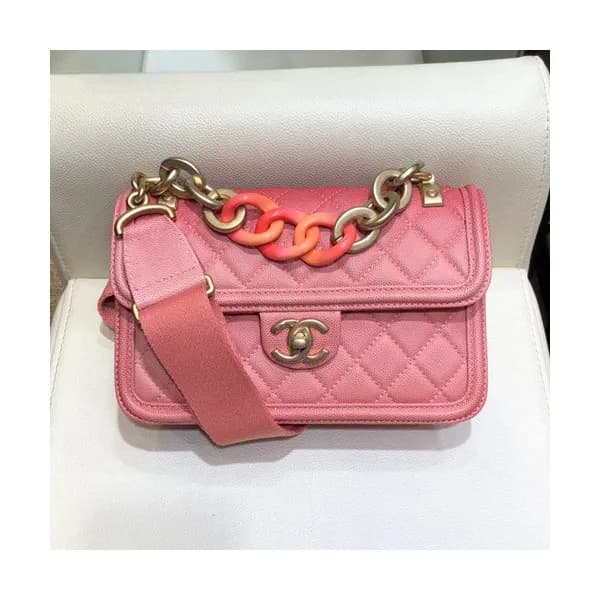 Chanel 2019 Woman Leather Small Tote Shoulder Bag … - 1