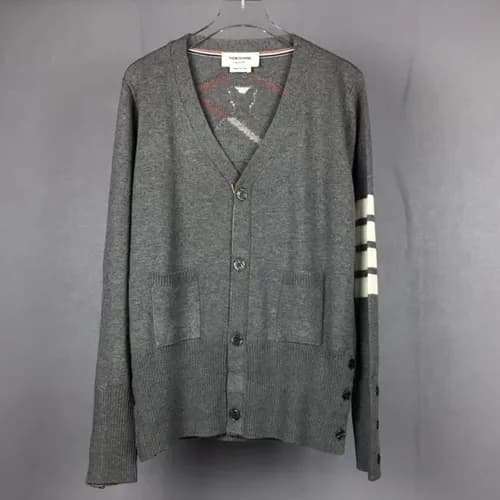 Thom Browne 2019 Wm/Mm Wool V-neck Cardigen - 톰브라운… - 1