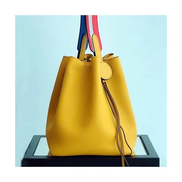 Hermes 2019 Licol Ever Color Leather Hobo Bucket S… - 1