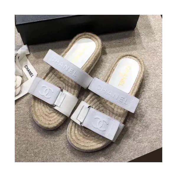 Chanel 2019 Ladies Leather Slipper - 샤넬 2019 여성용 레… - 1