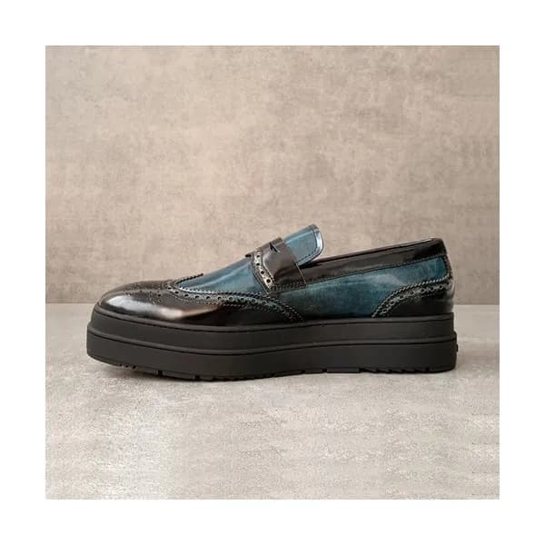 Prada 2019 Mens Leather Shoes - 프라다 2019 남성용 레더 슈즈… - 1