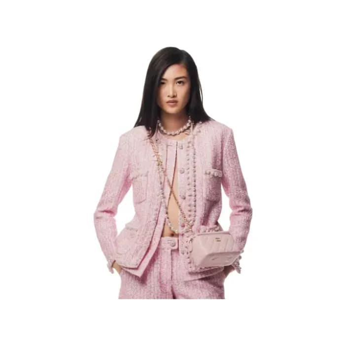 샤넬 여성 트위드 자켓 - Chanel Womens Tweed Jacket - cha050… - 1