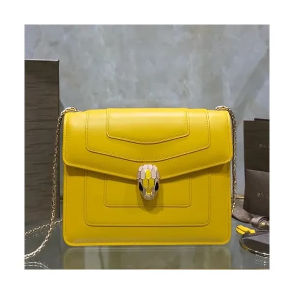 Bvlgari 2019 Serpenti Chain Tote Shoulder Bag,20cm… - 1
