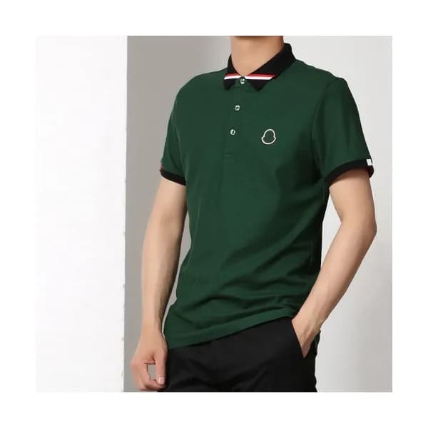 [매장판]Moncler 2020 Mens Logo Cotton Short Sleeved P… - 1