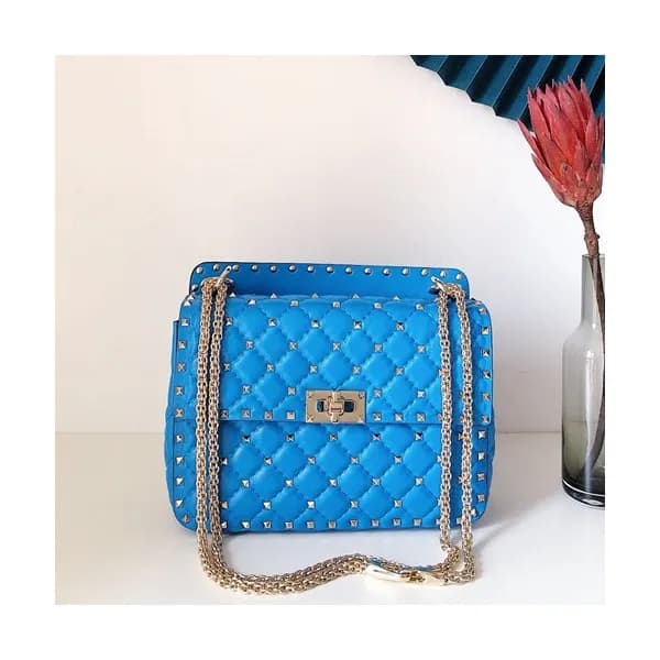 Valentino 2020 Leather Garavani Rockstud Spike Tot… - 1