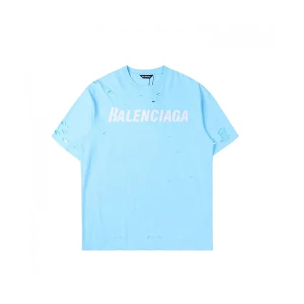 Balenciaga Mm/Wm Logo Cotton Short Sleeved Tshirts… - 1