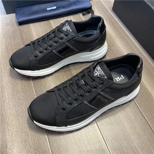 Prada 2021 Men's Leather Sneakers - 프라다 2021 남… - 1