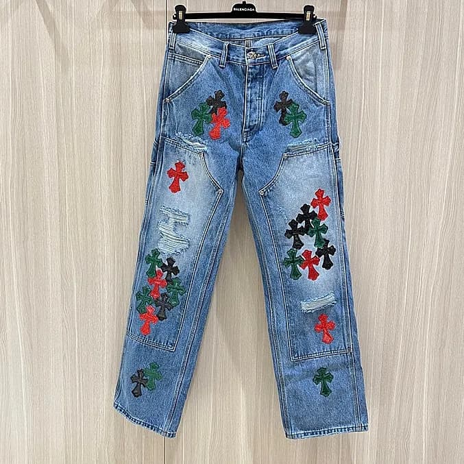 [크롬하츠]Chrom Hearts 2025 Mens Casual Denim Jeans - … - 1