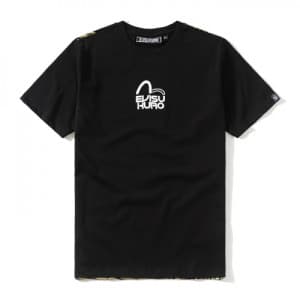 [에비수]Evisu 2021 Mens Evisukuro Cotton Short Sleeve…
