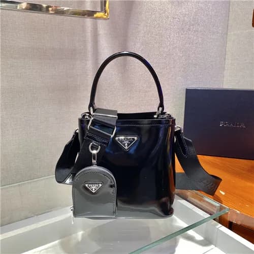 [유니크한]Prada 2021 Women's Leather Bucket Bag/To… - 1