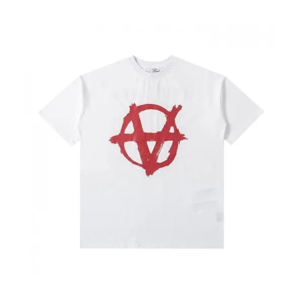 Vetements Mm/Wm Printing Logo Cotton Short Sleeve… - 1