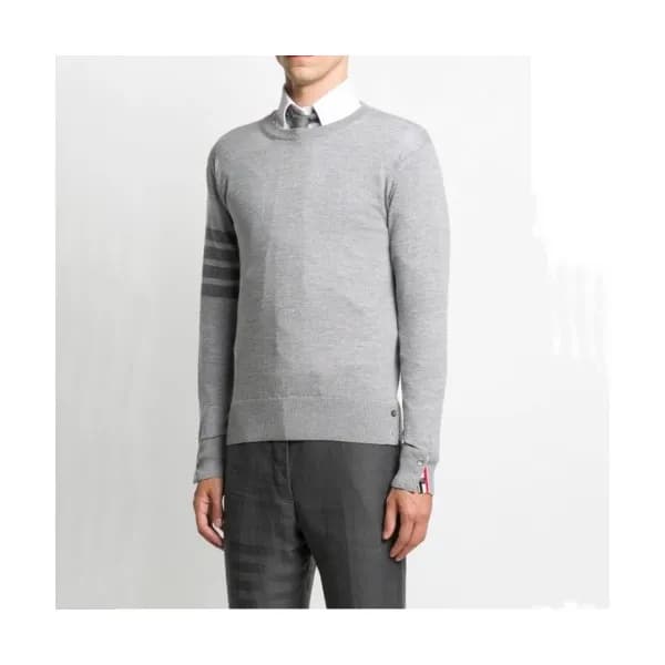 Thom Browne Mens Strap Sweaters Gray - 톰브라운 2021 … - 1