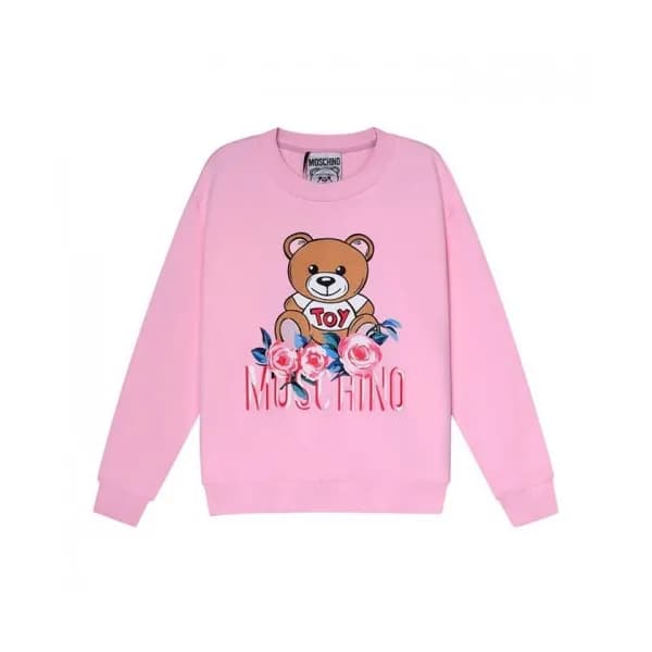 Moschino Mm/Wm Crew-neck Cotton Tshirts Pink - 모스… - 1