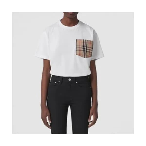 Burberry Mm/Wm Logo Cotton Short Sleeved Tshirts … - 1