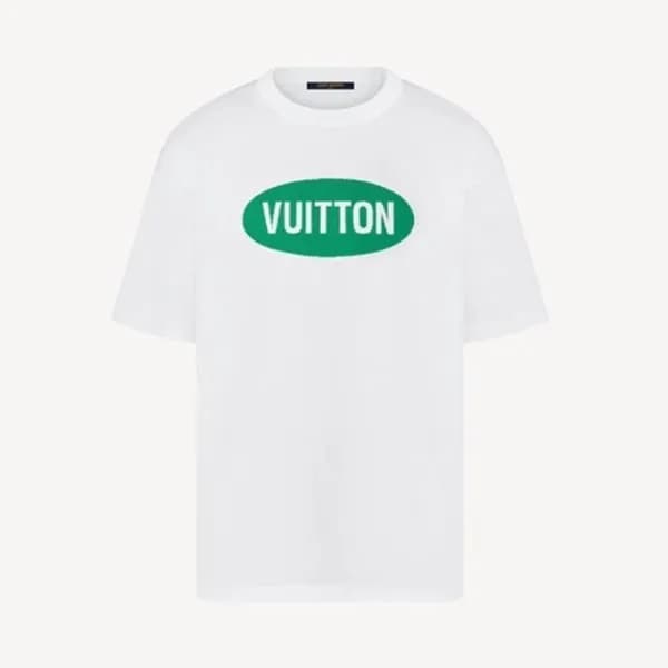 루이비통 남성 크루넥 화이트 반팔티 - Mens White Tshirts - lou0401… - 1