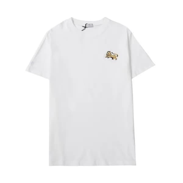 디올 남성 크루넥 화이트 반팔티 - Mens White Tshirts - dio01750x - 1