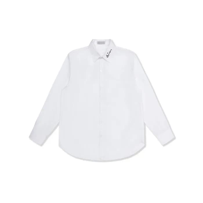 디올 남성 클래식 화이트 셔츠 - Mens White Tshirts - dio01795x - 1