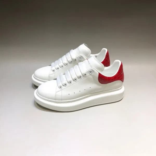 알렉산더맥퀸 남/녀 레드탭 스니커즈 - Unisex Red Sneakers - alx013… - 1