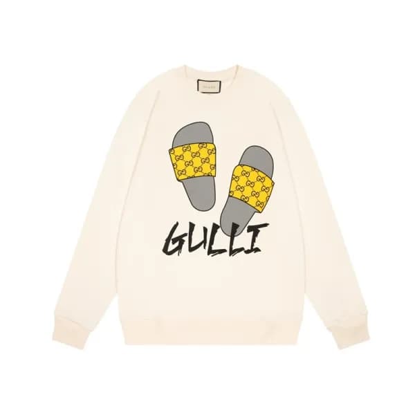 구찌 남성 캐쥬얼 아이보리 맨투맨 - Gucci Mens Ivory Tshirts - Gu… - 1
