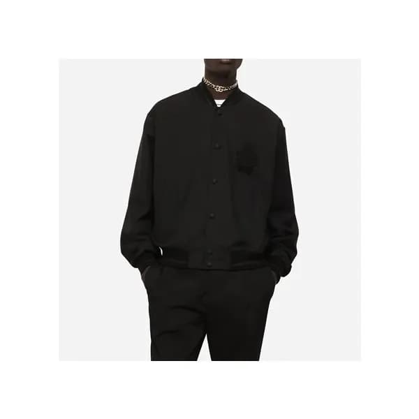 돌체앤가바나 남성 블랙 캐쥬얼 자켓 - Dolce&Gabbana Mens Black Jac… - 1