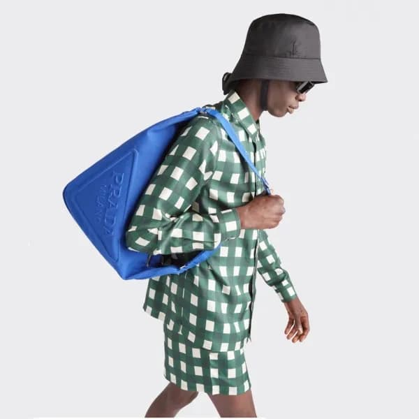 프라다 남성 블루 숄더백 - Prada Mens Blue Shoulder Bag - pr1… - 1