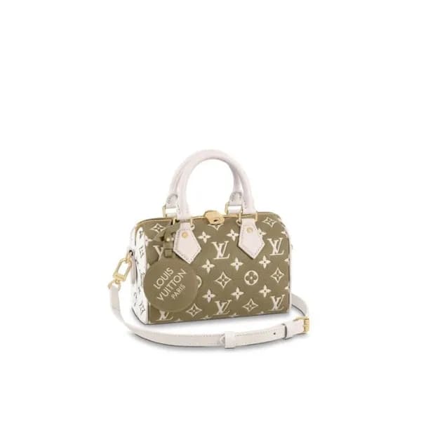 루이비통 여성 그린 스피디 - Louis vuitton Womens Green Cross … - 1