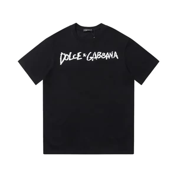 돌체앤가바나 남성 블랙 반팔티 - Dolce&Gabbana Mens Black Tshirt… - 1