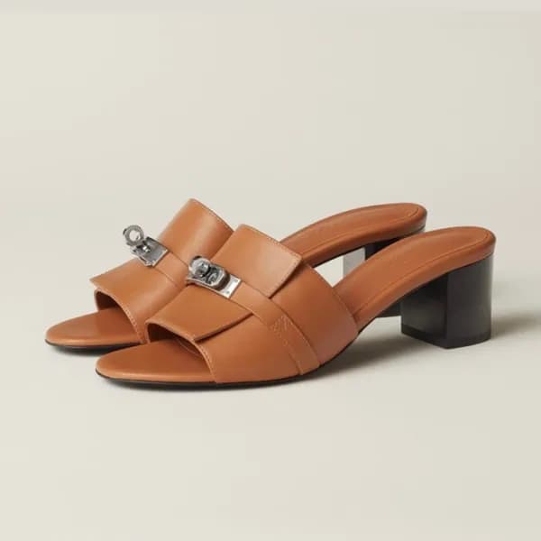 에르메스 여성 카멜 켈리 뮬 - Hermes Womens Camel Mule - he125… - 1