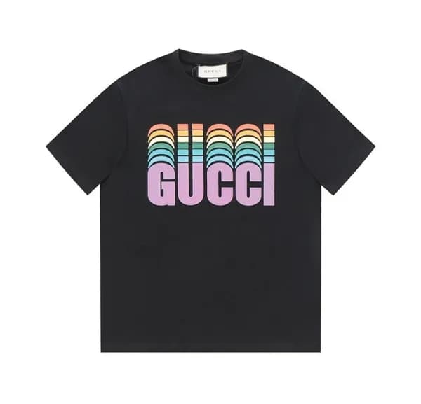 구찌 남/녀 블랙 크루넥 반팔티 - Gucci Unisex Black Short sleev… - 1