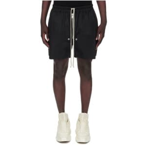 릭오웬스 남성 블랙 반바지 - Rick Owens Mens Black Half-pants …