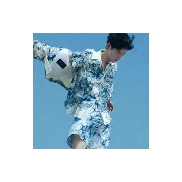 루이비통 남성 블루 반팔 셔츠 - Louis vuitton Mens Blue Half sl… - 1