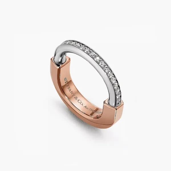 티파니 여성 화이트 골드 반지 - Tiffany Womens White Gold Ring … - 1