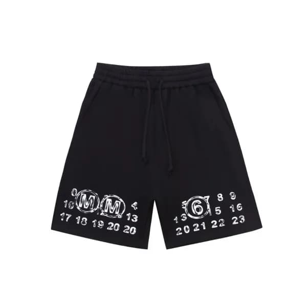 메종마르지엘라 남성 블랙 반바지 - Maison Margiela Mens Black Hal… - 1