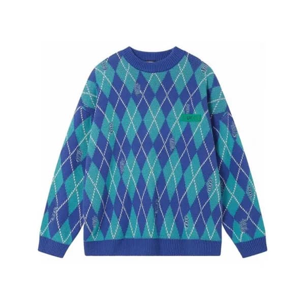 구찌 남성 블루 스웨터 - Gucci Mens Blue Sweaters - Gu954x - 1